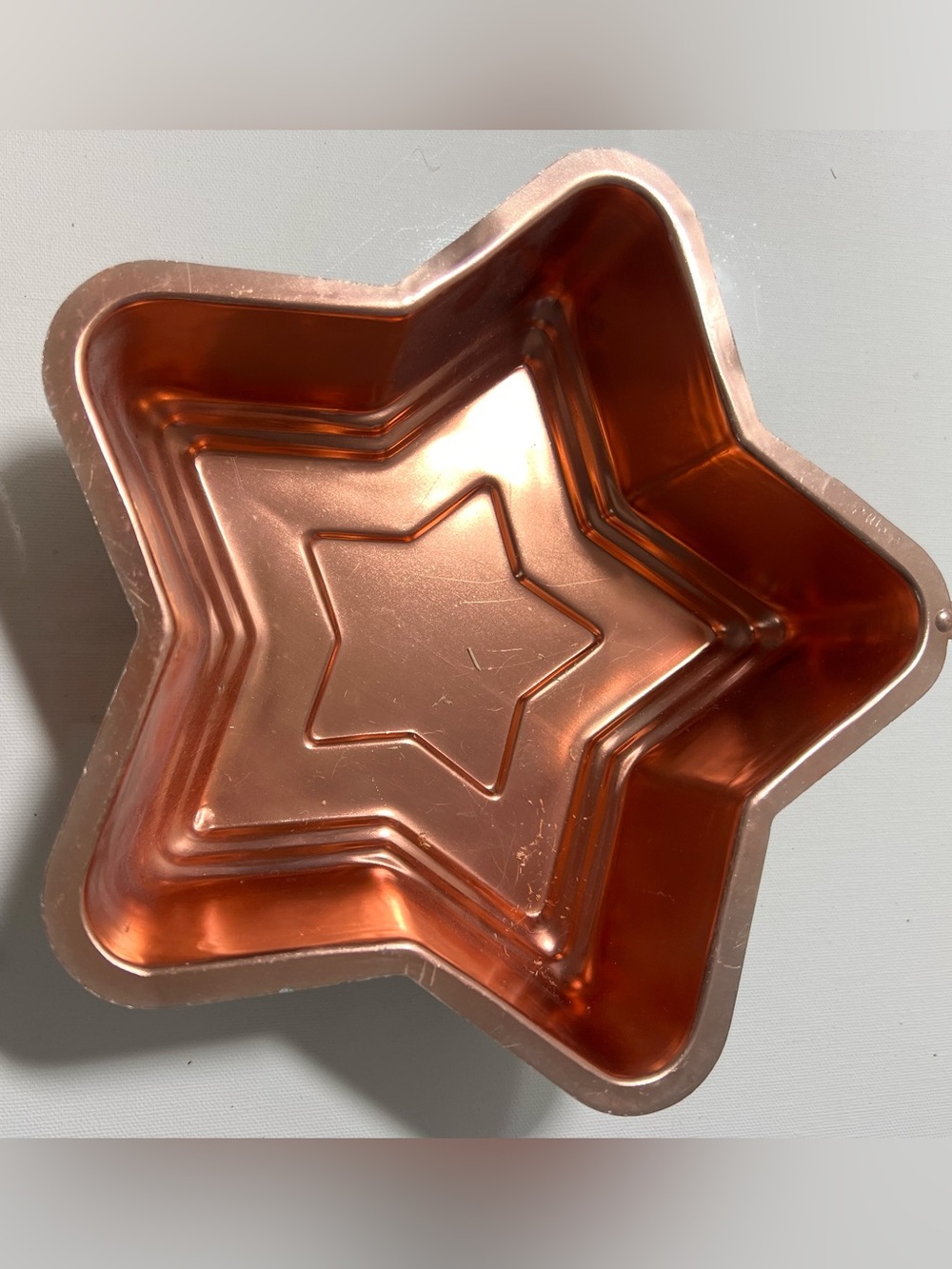 VTG Star-Shaped Copper  Jello Mold